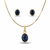 Midnight Sapphire Charm Set