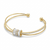 Royal Crystal Crown Cuff Bracelet
