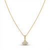 Golden Arc Sparkle Pendant