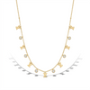 Golden Initial Sparkle Necklace