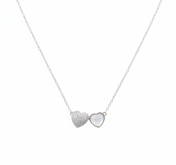 Twin Heart Whisper Pendant