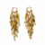 Golden Leaf Cascade Earrings