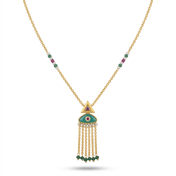 Noor Tassel Necklace Set