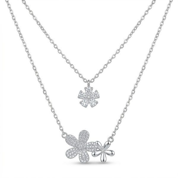 Silver Blossom Trio Pendant