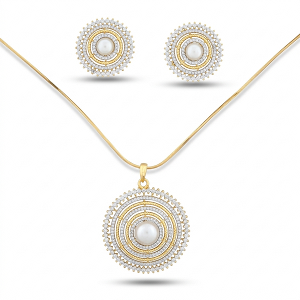 Celestial Pearl Orbit Pendant