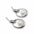 Moonlit Pearl Loop Earrings
