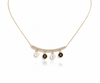 Monochrome Charm Bar Necklace