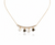 Monochrome Charm Bar Necklace