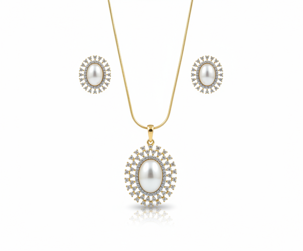 Pearl Radiance Pendant Set