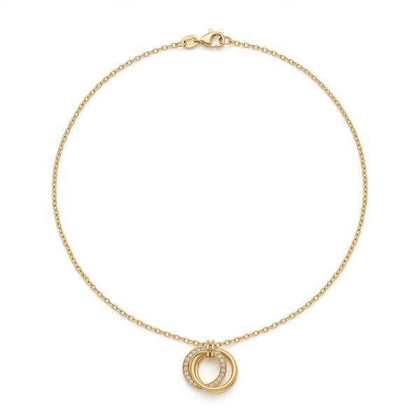Infinity Duo Circle Pendant