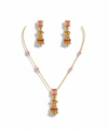 Amethyst Jhumka Drop Necklace