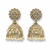Royal Kundan Pearl Dome Jhumka Earrings