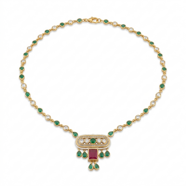 Emerald Ruby Heirloom Necklace