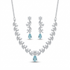 Emerald Dewdrop Vine Necklace