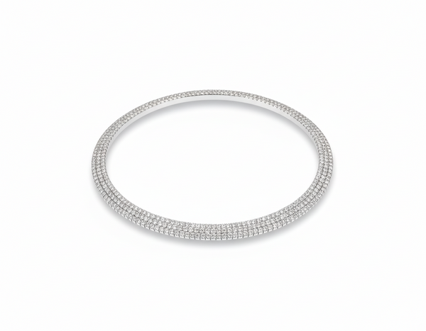 Classic Crystal Tennis Necklace