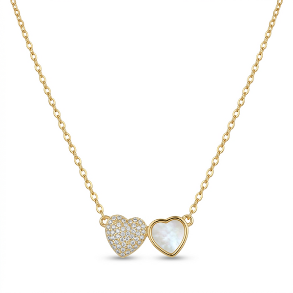 Twin Heart Grace Pendant