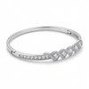 Crystal Elegance Infinity Bangle