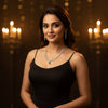 Regal Emerald Blossom Necklace Set